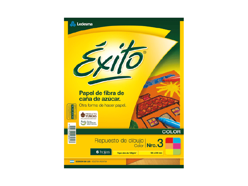 REPUESTO DIBUJO N3 EXITO COLOR X 6HJ