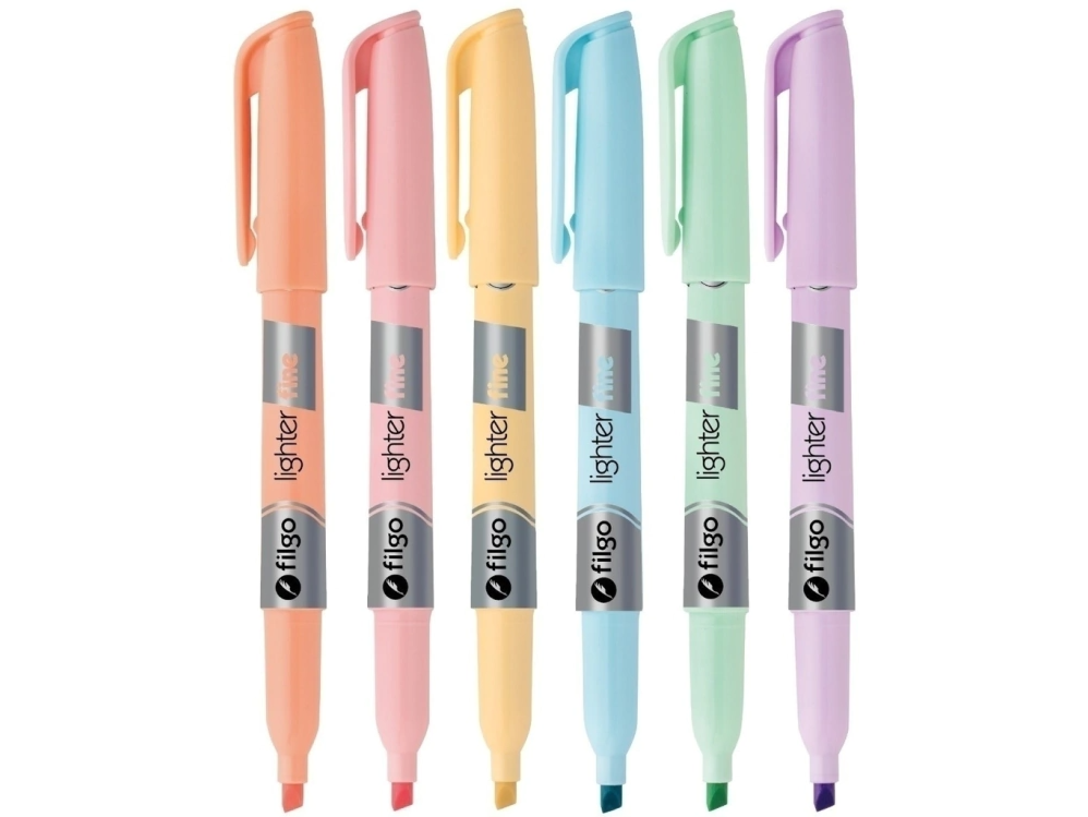 Resaltadores Filgo fino Lighter Fine pastel