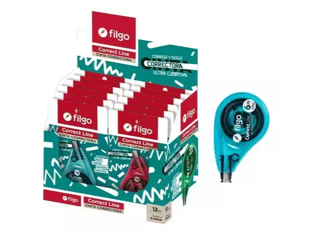 CINTA CORRECTORA FILGO 6MT X1