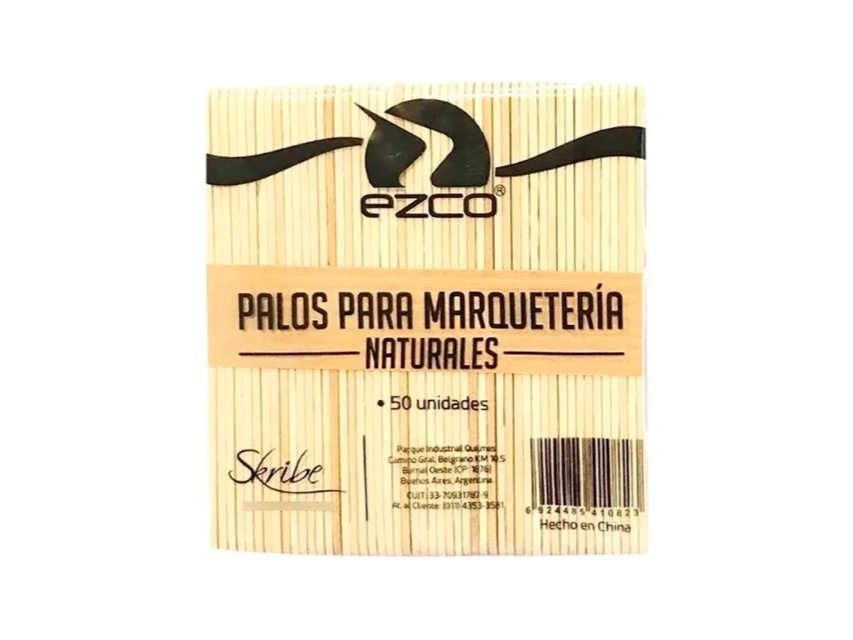 PALITO MAQUETERIA EZCO X50 NATURAL