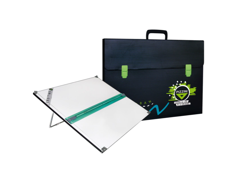 TABLERO PIZZINI 50X60 +PARALELOGRAFO + ATRIL DE 1 POSICION ART 7744
