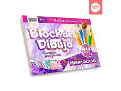 BLOCK DE DIBUJO RAPEL PACK N5 MARCOLADO