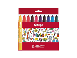 MARCADOR ESCOLAR FILGO PINTO JUMBO X10