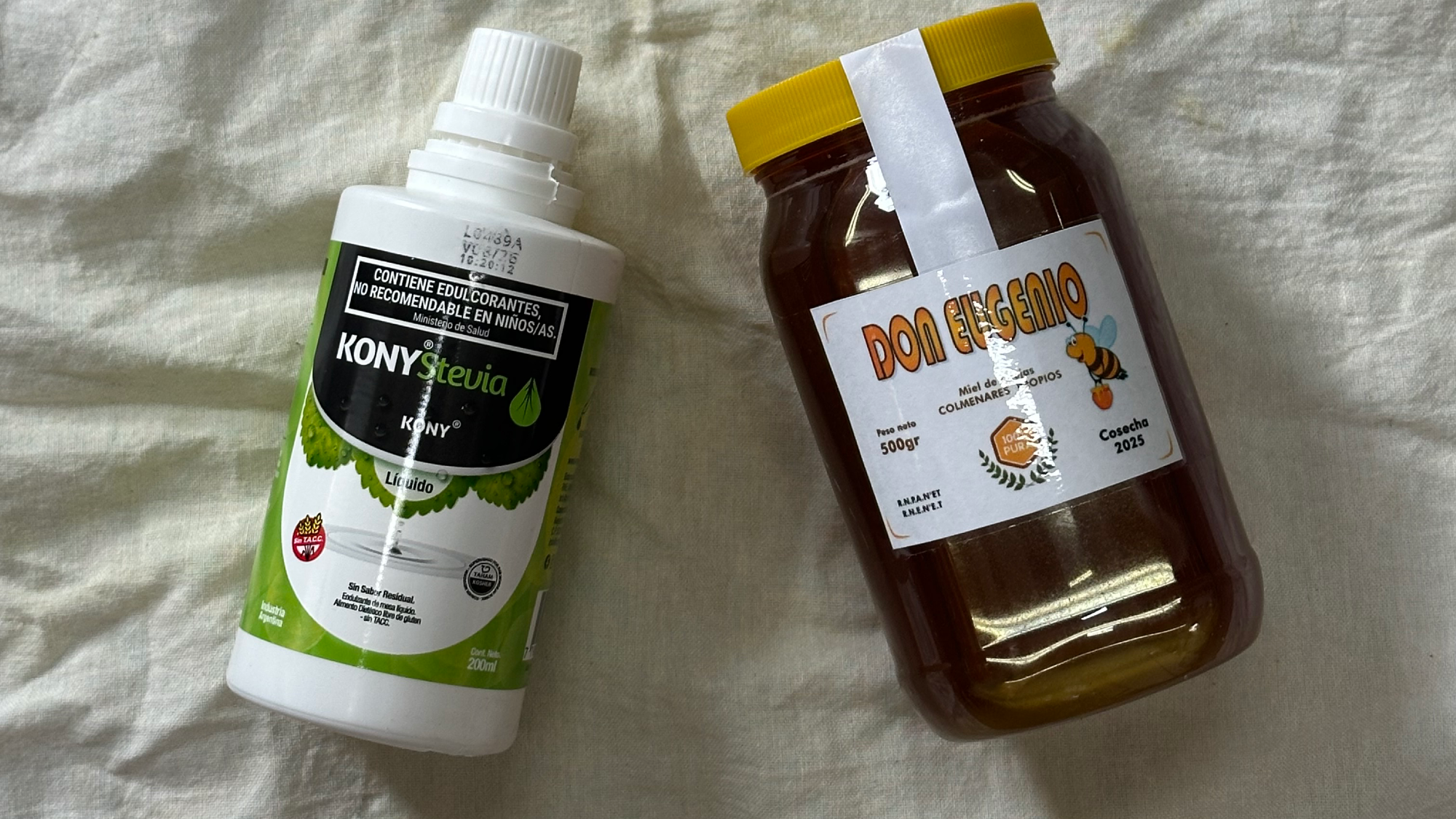 Endulzantes, mieles y mermeladas