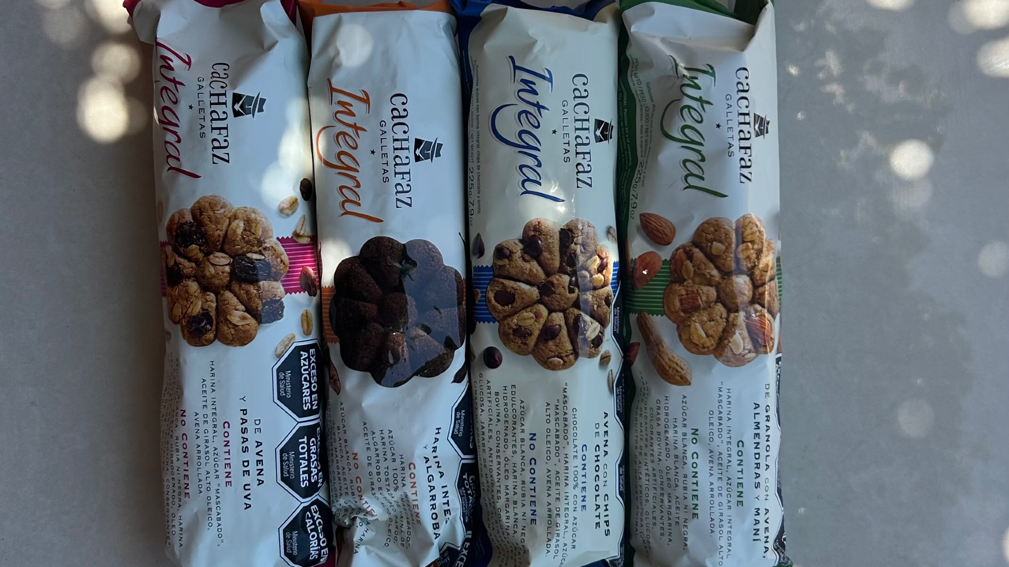 Galletas de arroz y cachafaz