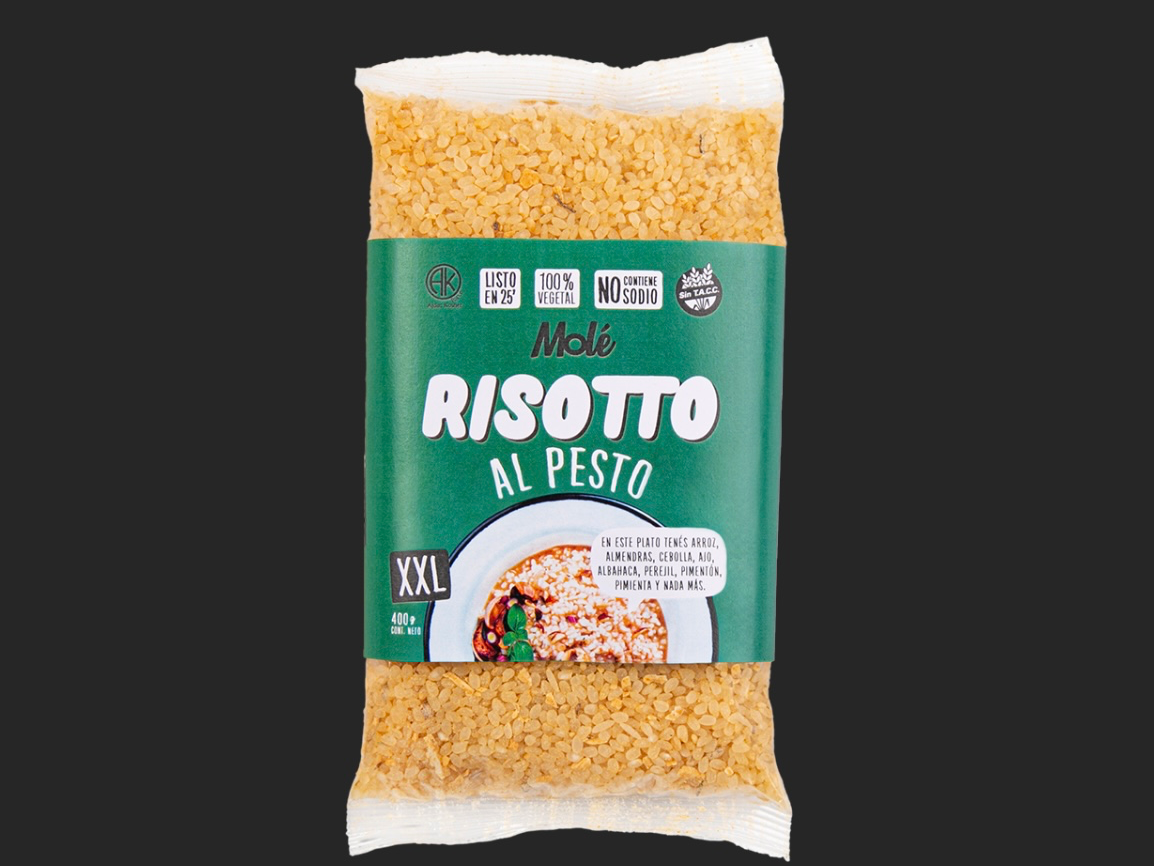 Risotto al pesto molé XXL