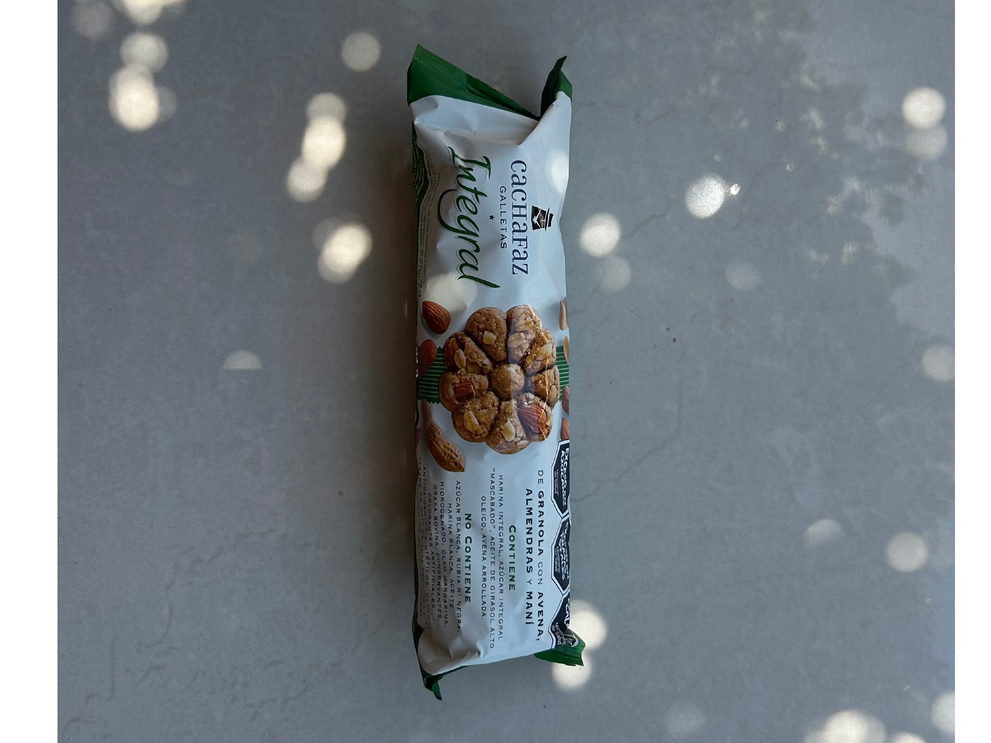 Galletas cachafaz 225 grs Almendra y mani