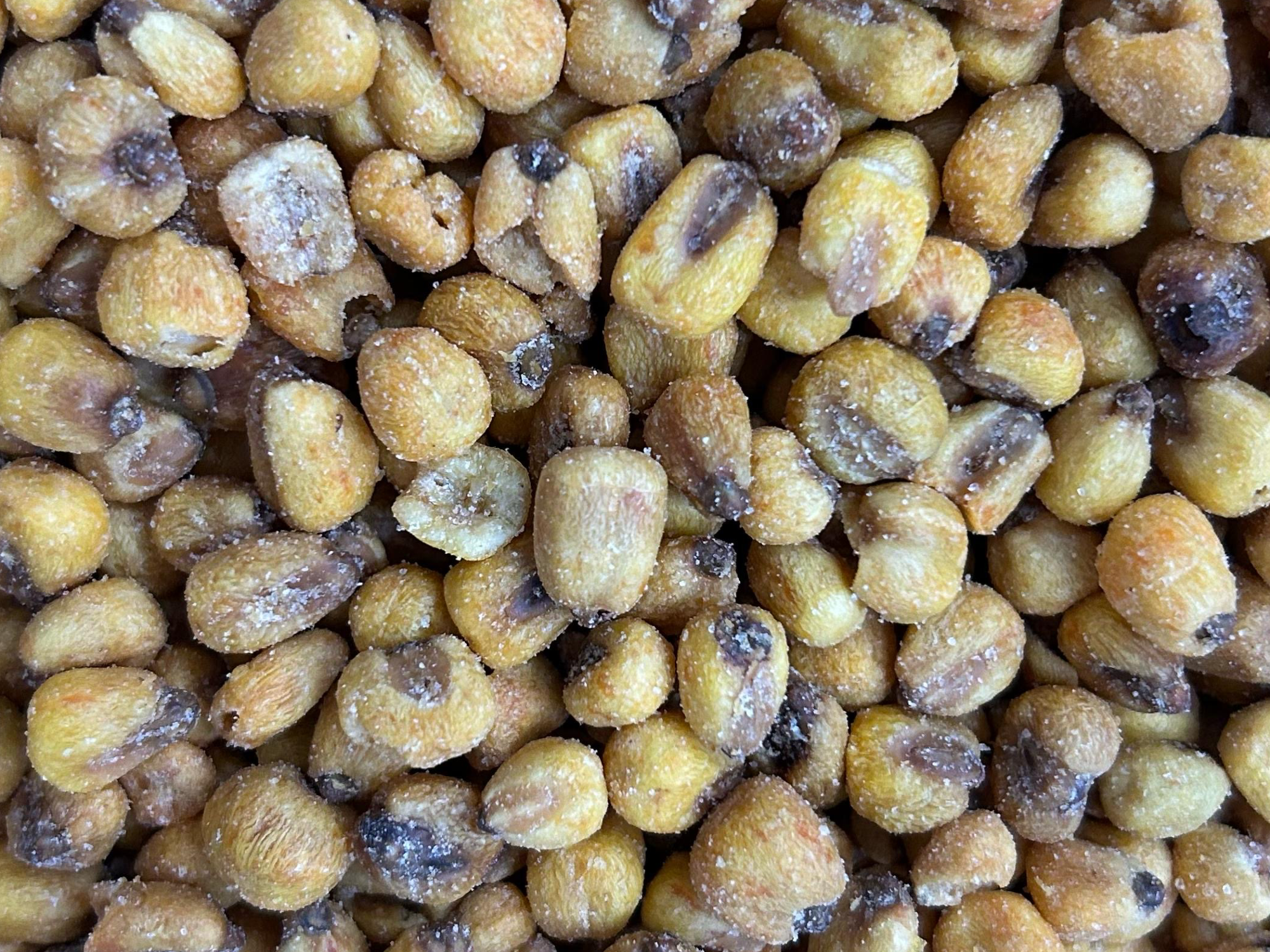 Maiz frito sabor mostaza y miel