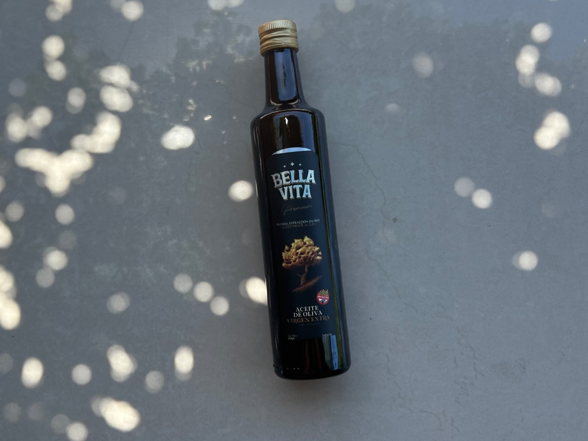 Aceite de oliva extra virgen bella vita VIDRIO 500 cc