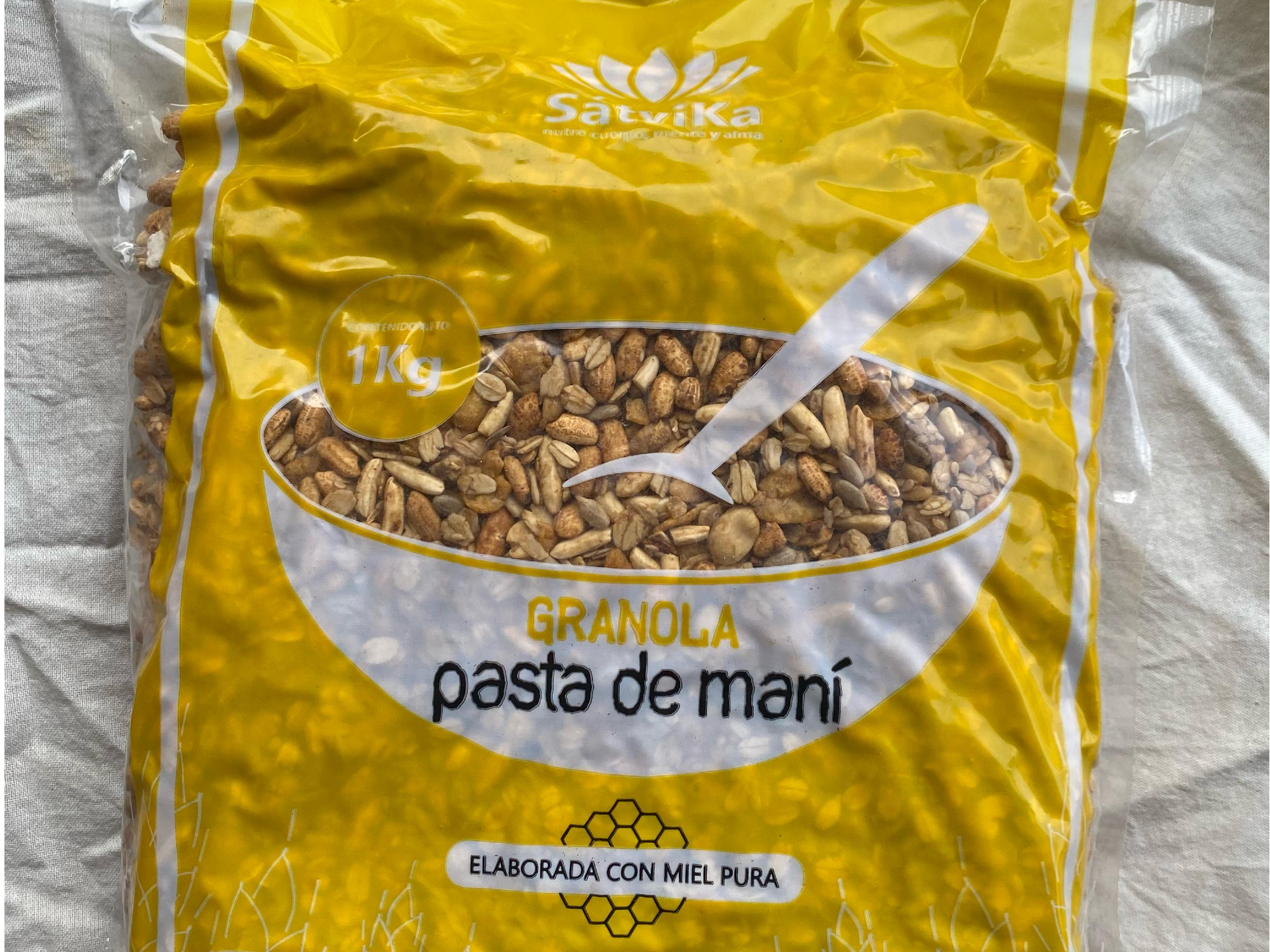 Granola "Satkiva" c/ pasta de maní