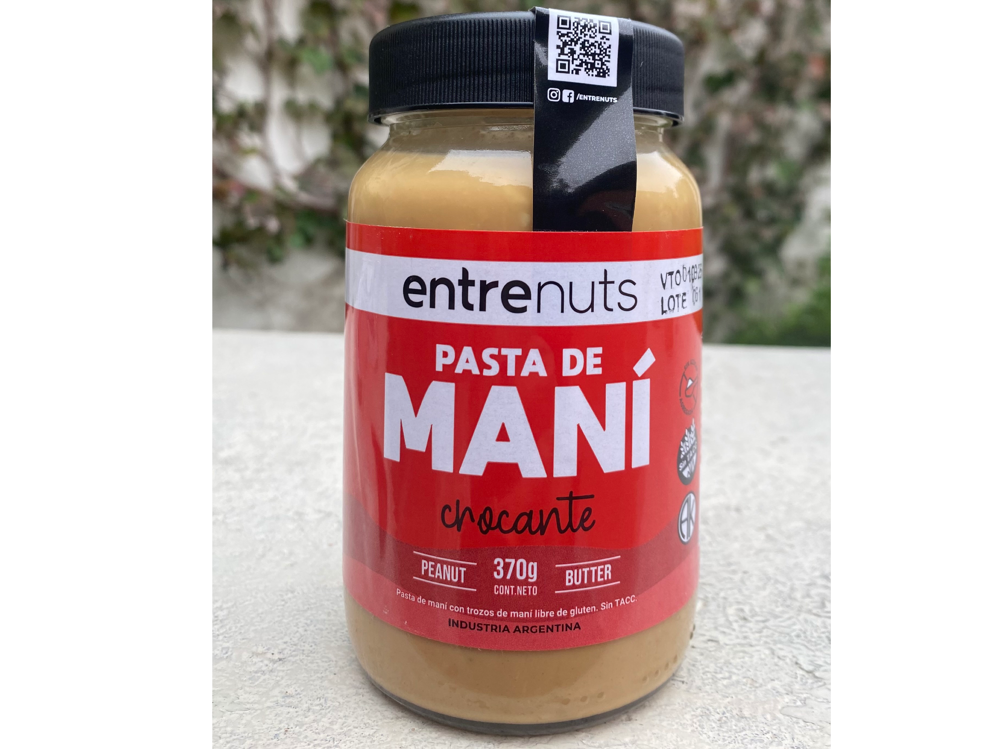 Pasta de maní crocante