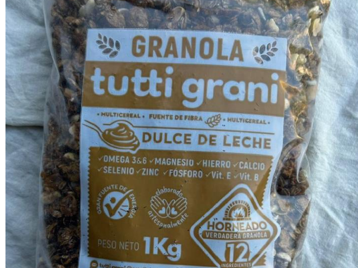 Granola "Tutti Granni" dulce de leche