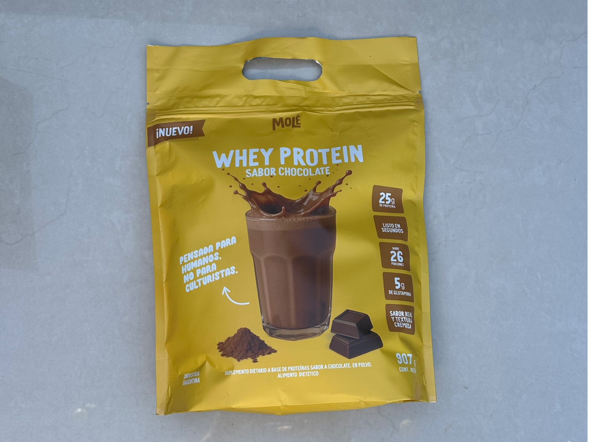 Whey protein chocolate