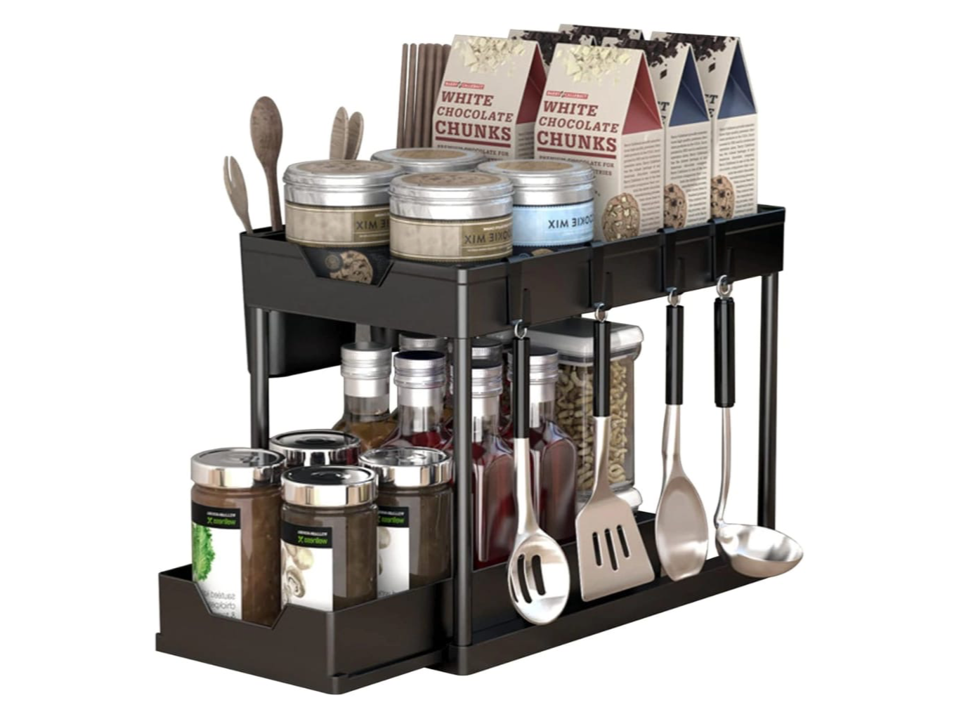 Organizador de 2 pisos para cocina/baño