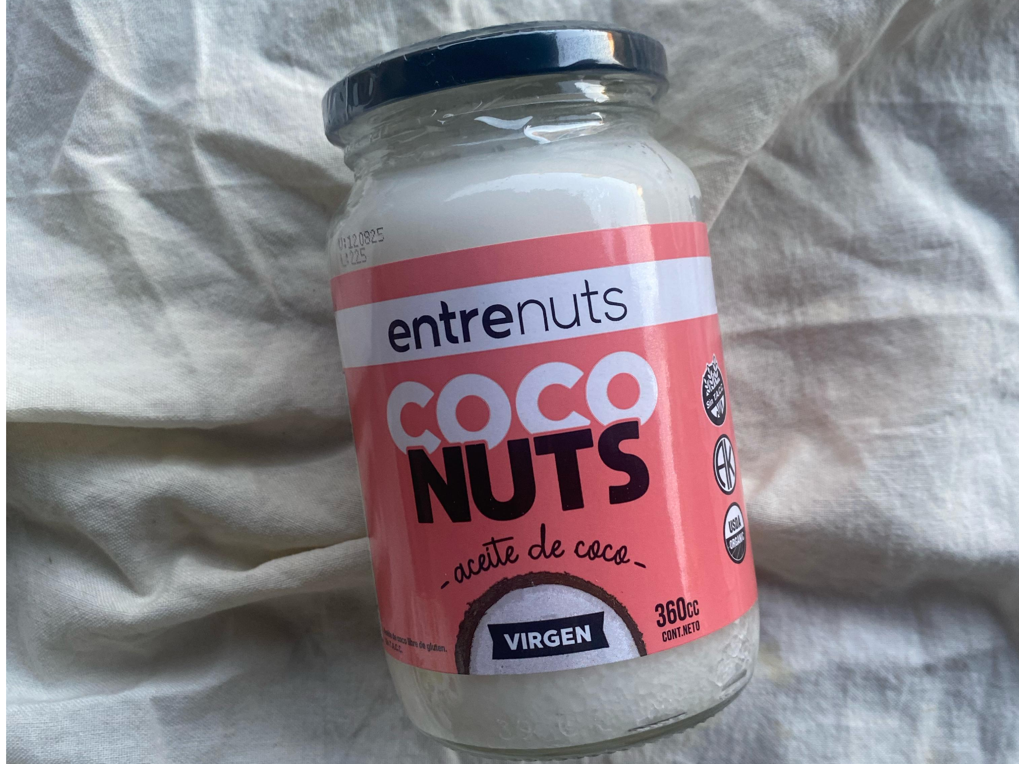 Aceite de coco virgen "Entre Nuts"