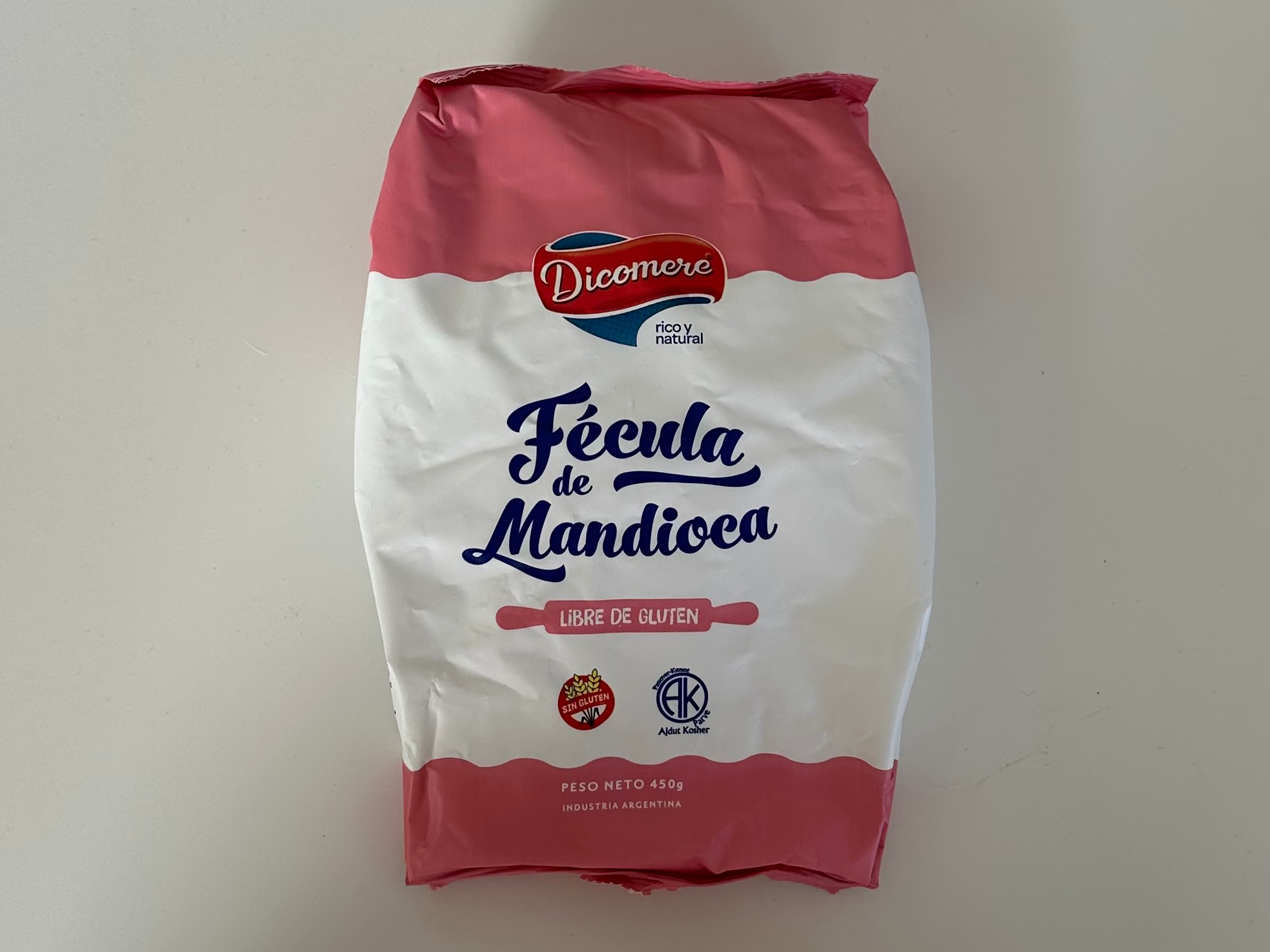 Fécula de mandioca sin tacc