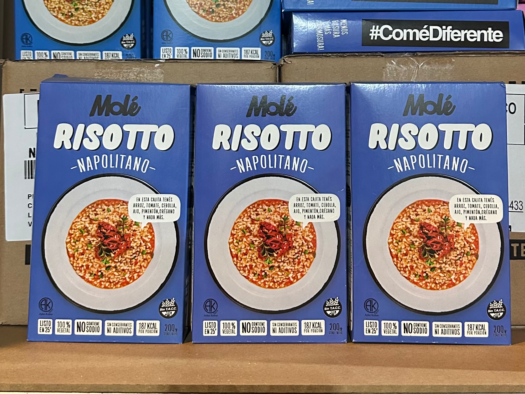 3 risottos napolitanos mole