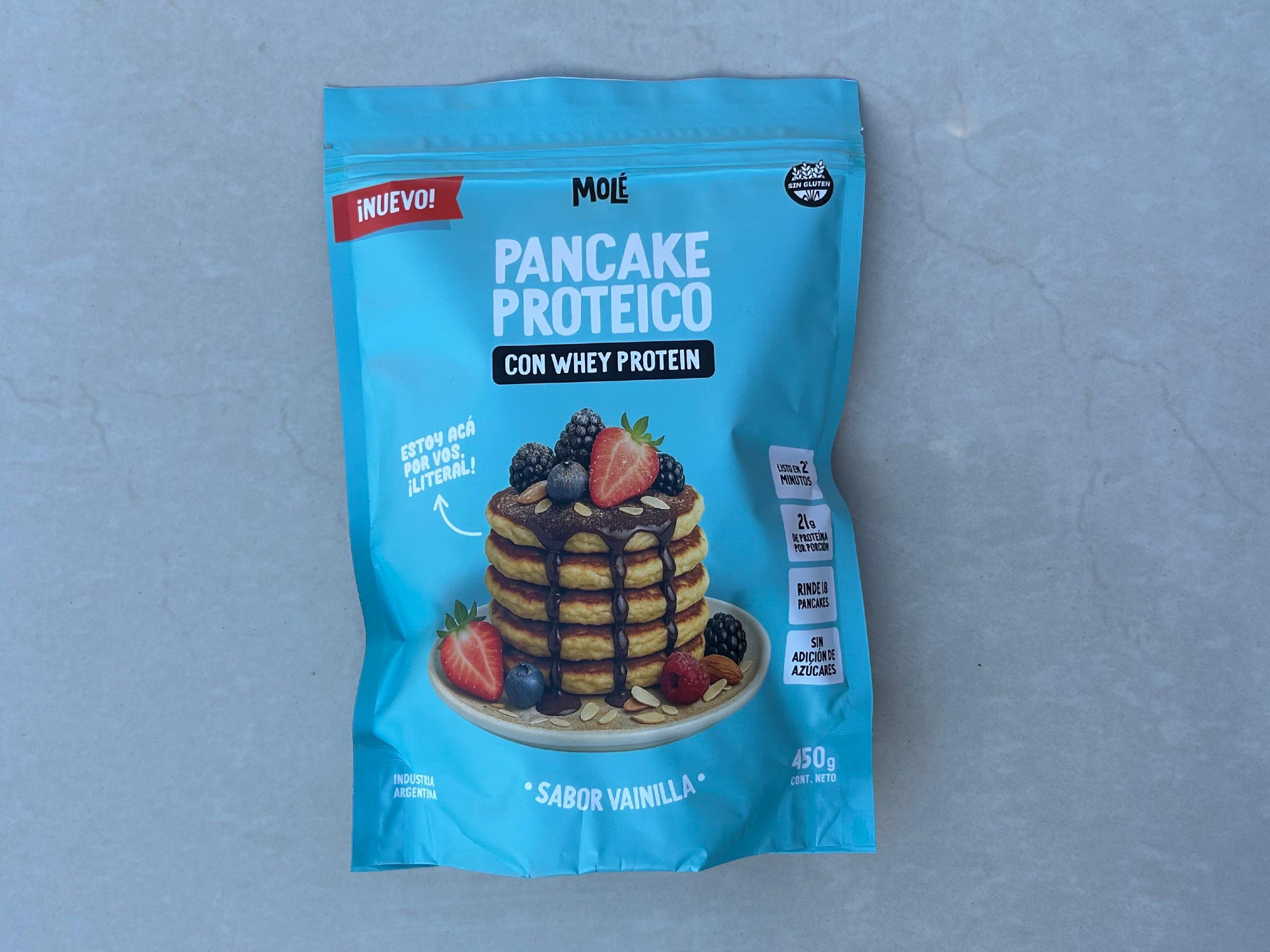 Pancake proteico Molé Vainilla