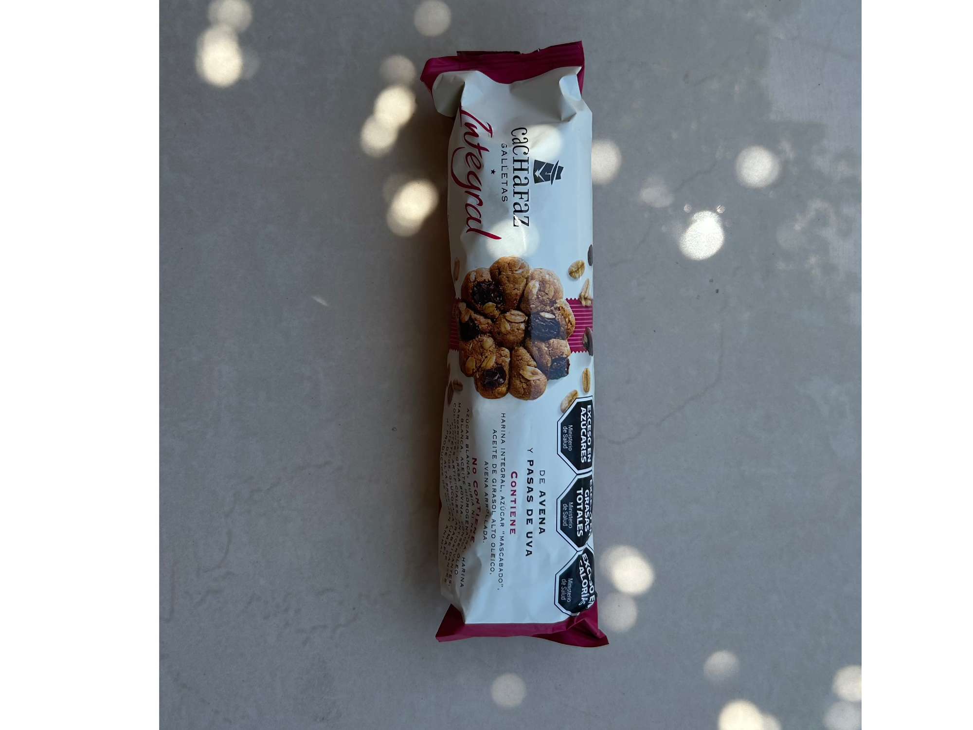 Galletas cachafaz 225 grs avena y pasas