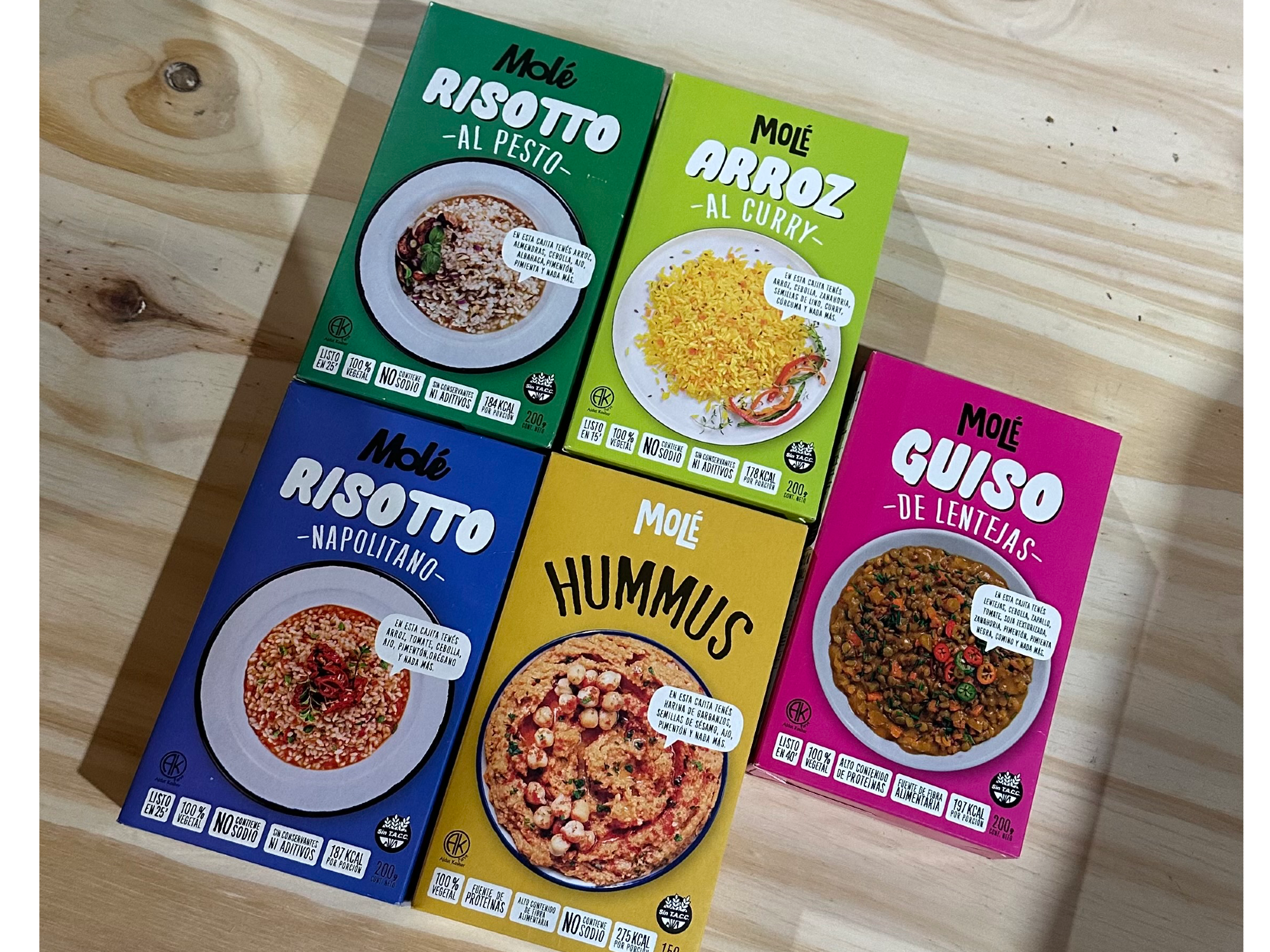 5 productos Mole