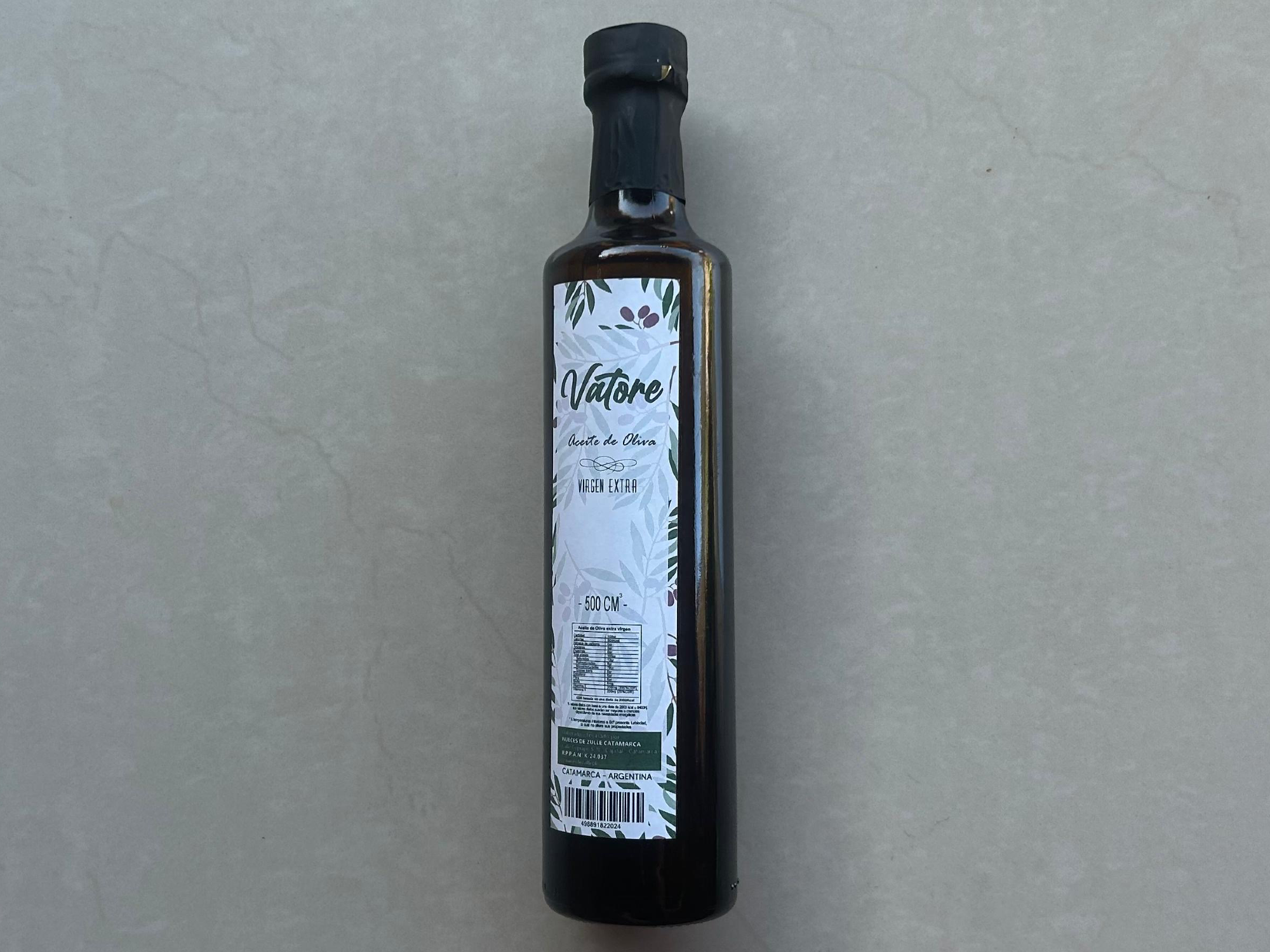 Aceite de oliva extra virgen vatore 500 cm3