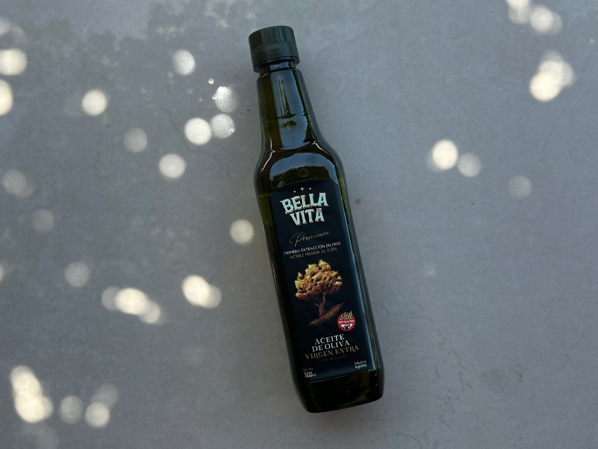 Aceite de oliva extra virgen bella vita 500 cc PLASTICO