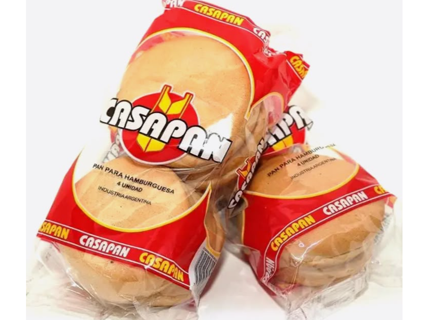 Pan de Hamburguesas clasico