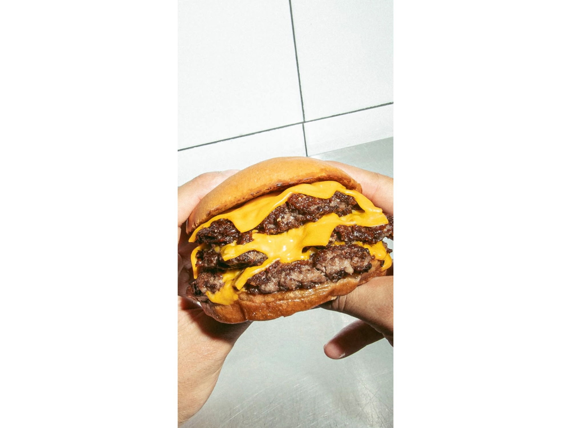 Chesse burger triple