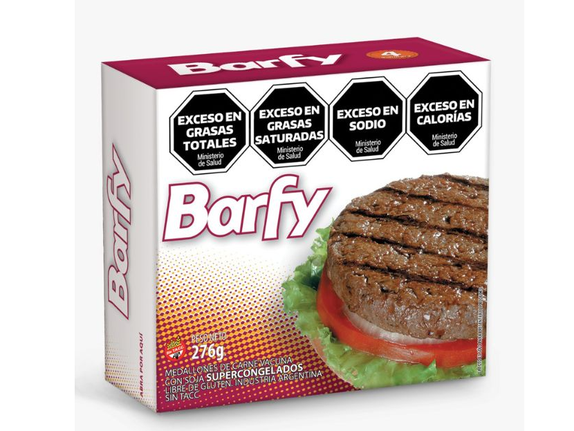 HAMBURGUESA BARFY X4