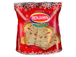 Benjamin pan dulce con frutas x400g