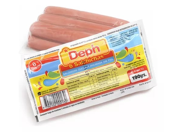 DEPIN SALCHICHAS X6