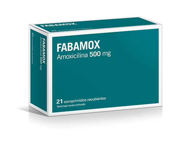 FABAMOX AMOXICILINA TABLETA X8U