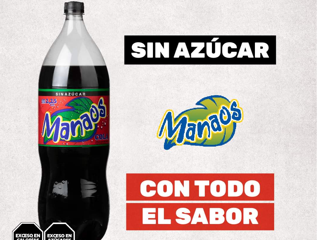 Manaos sin azúcar x2,25 varios sabores