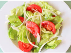Lechuga, Tomate y Cebolla