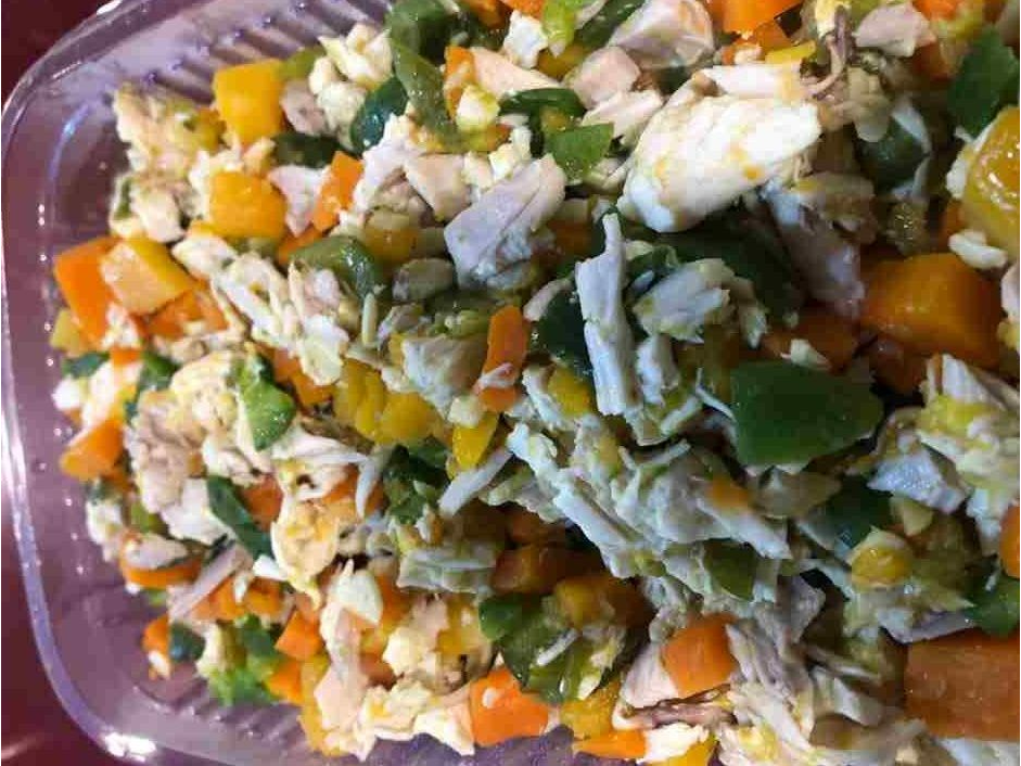 Vianda de Pollo y Verdura