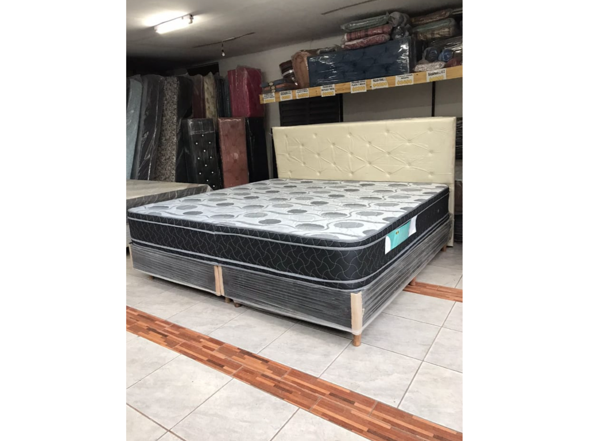 colchon 2x2 king size resorte
