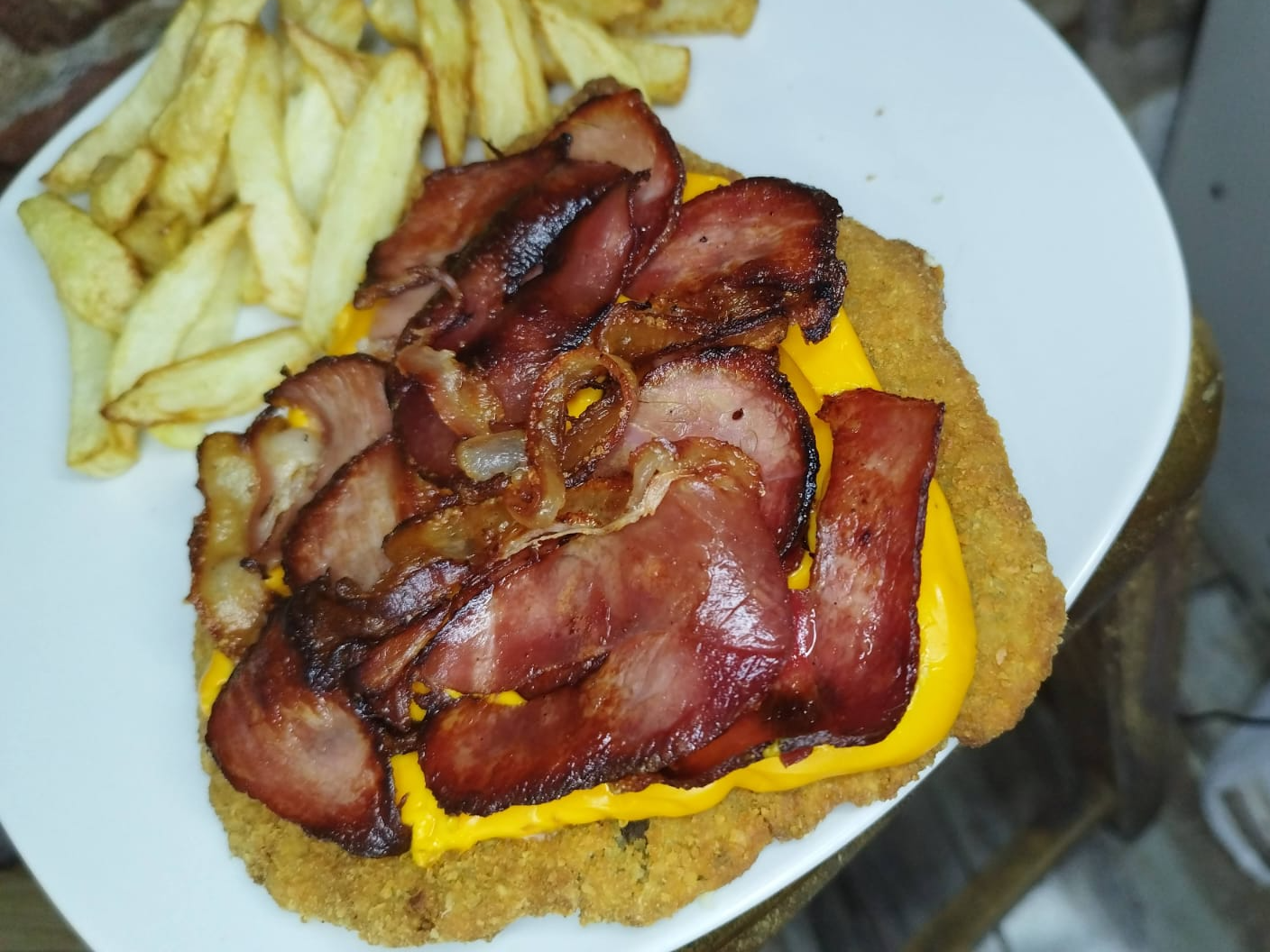 Cheddar y panceta