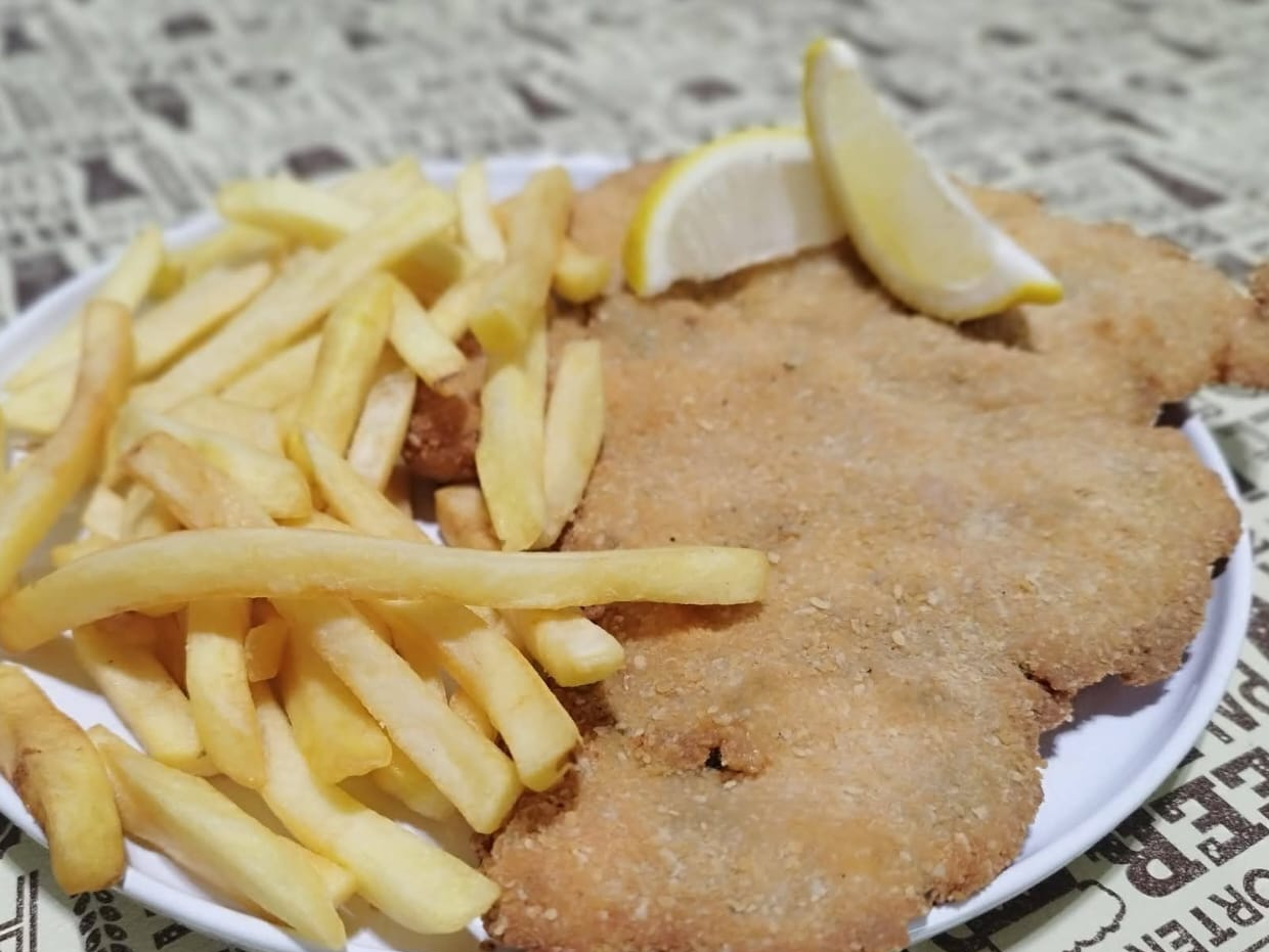 Milanesa sola individual de AIMME