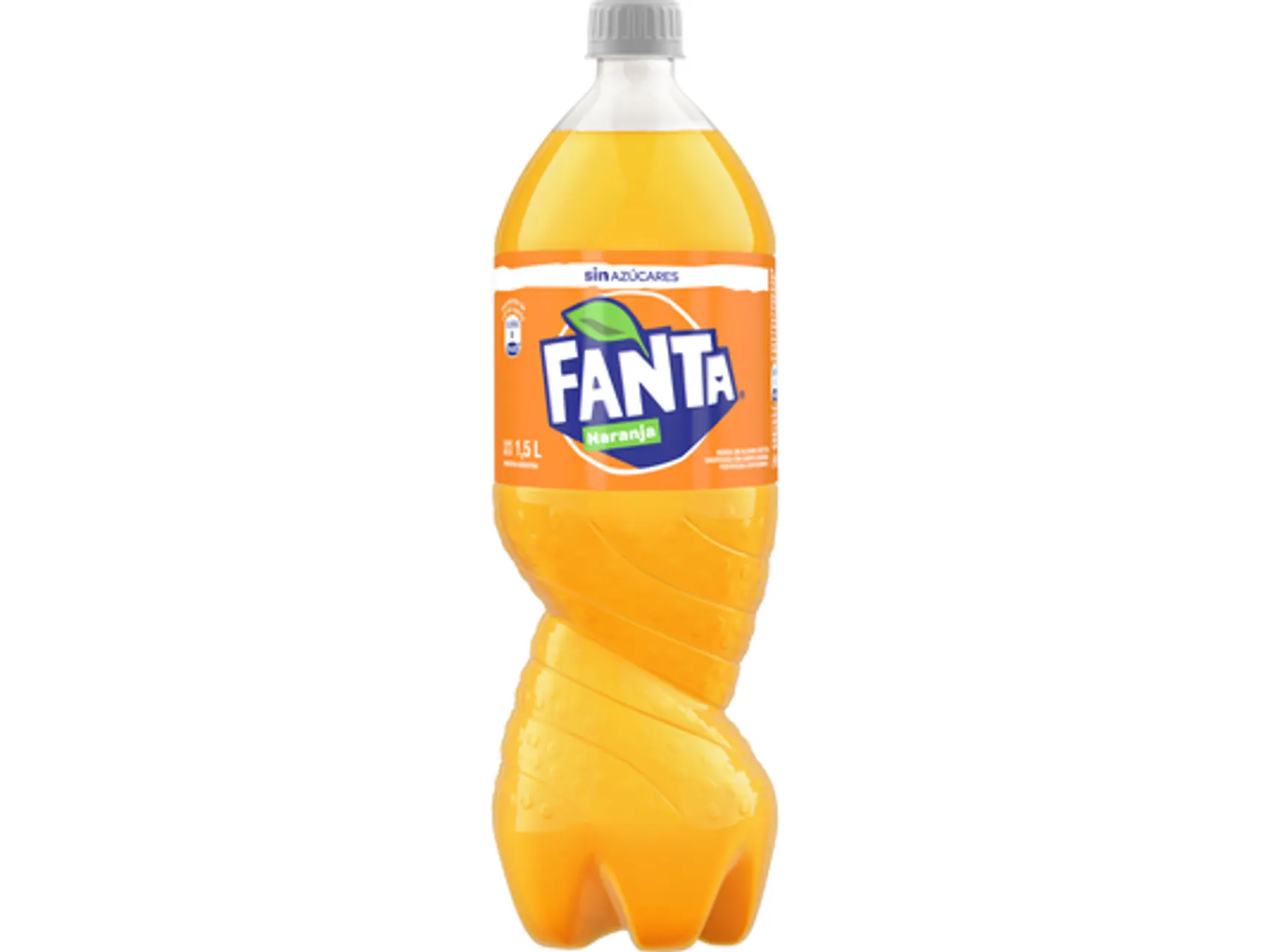 Gaseosa Fanta Sin Azúcares Naranja 1.5 L.