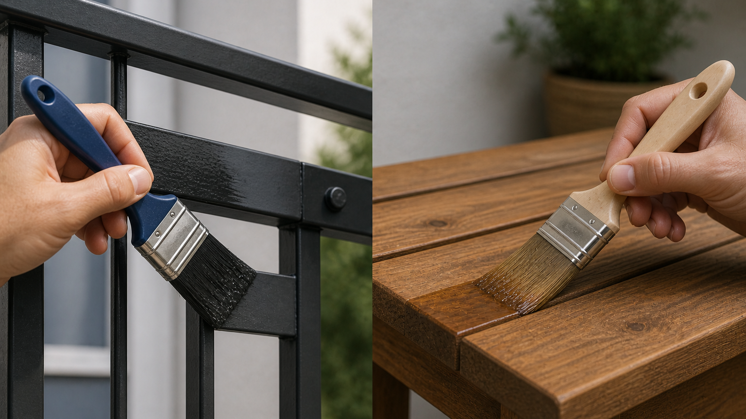 Madera y metal