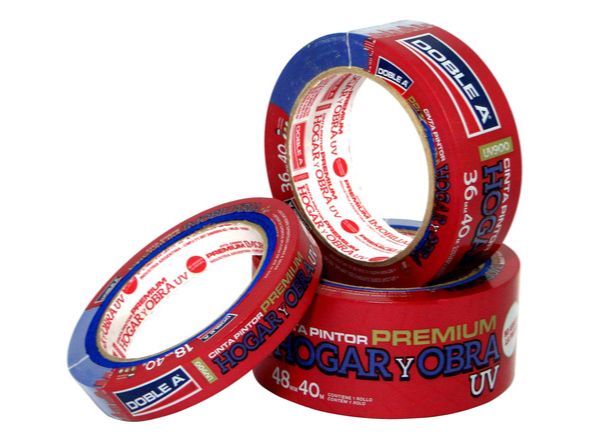 Cinta P/ Obra azul 900UV doble a