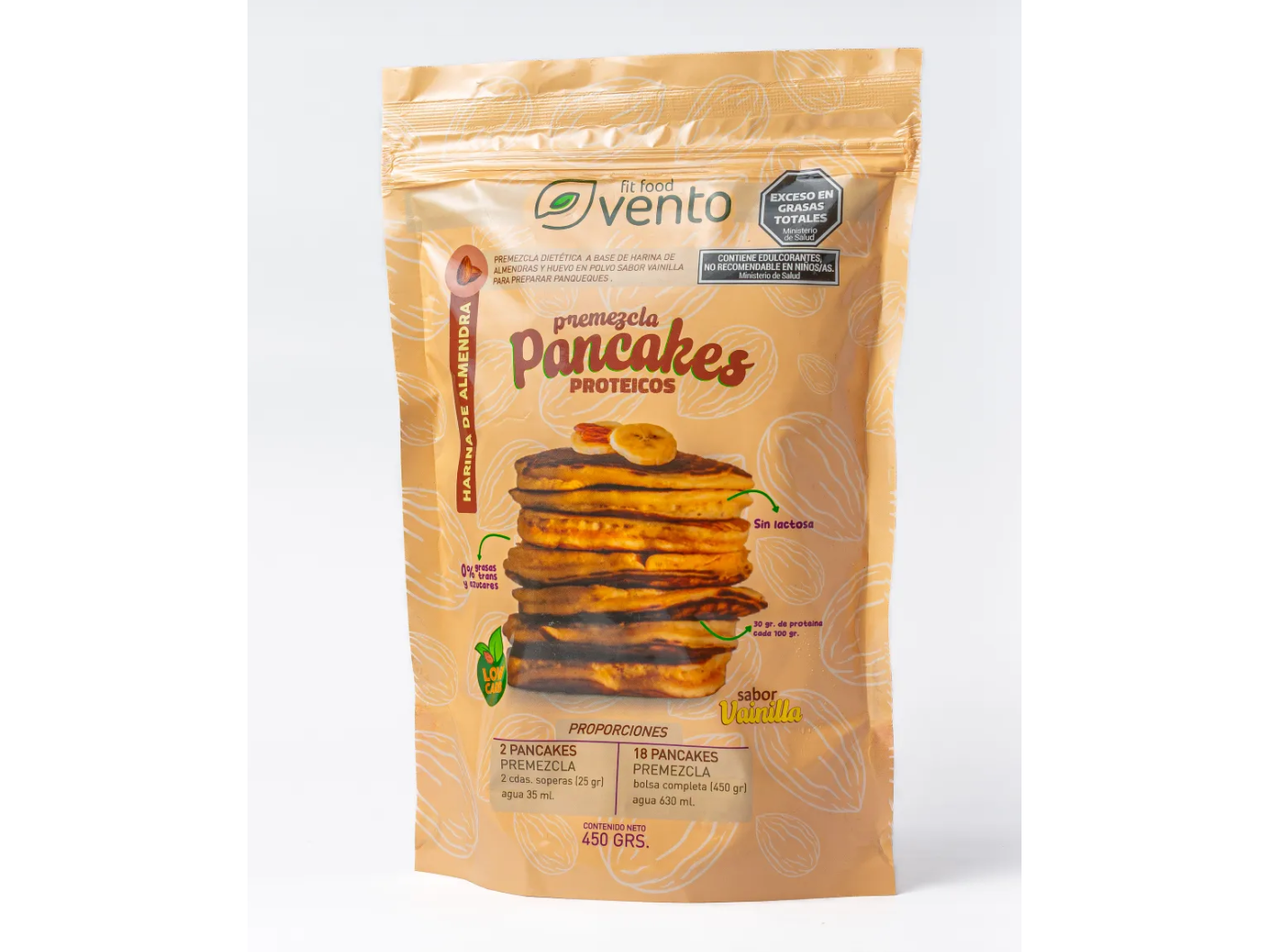 PREMEZCLAS KETO VAINILLA X 420GR VENTOFIT