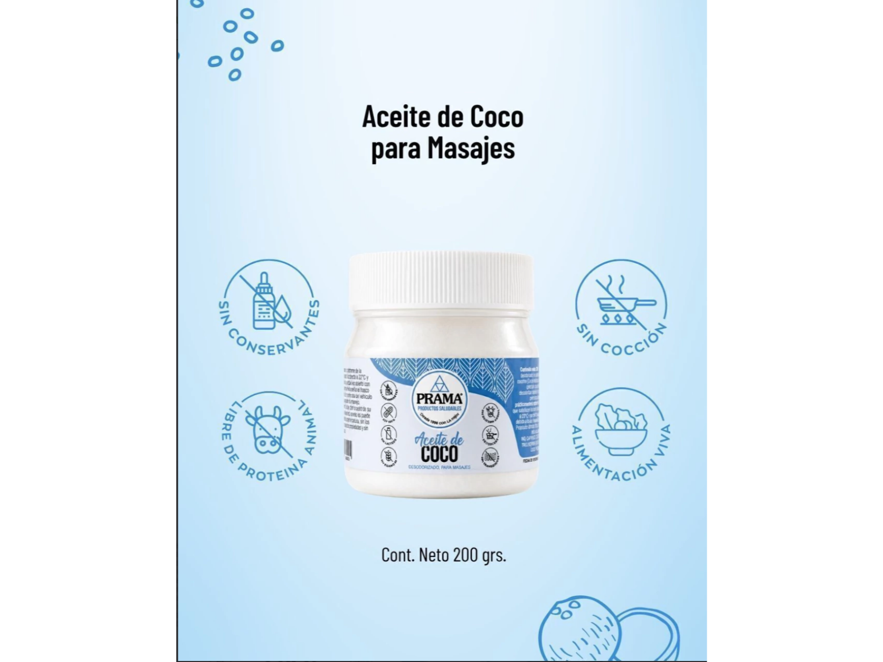 Aceite De Coco Para Masajes