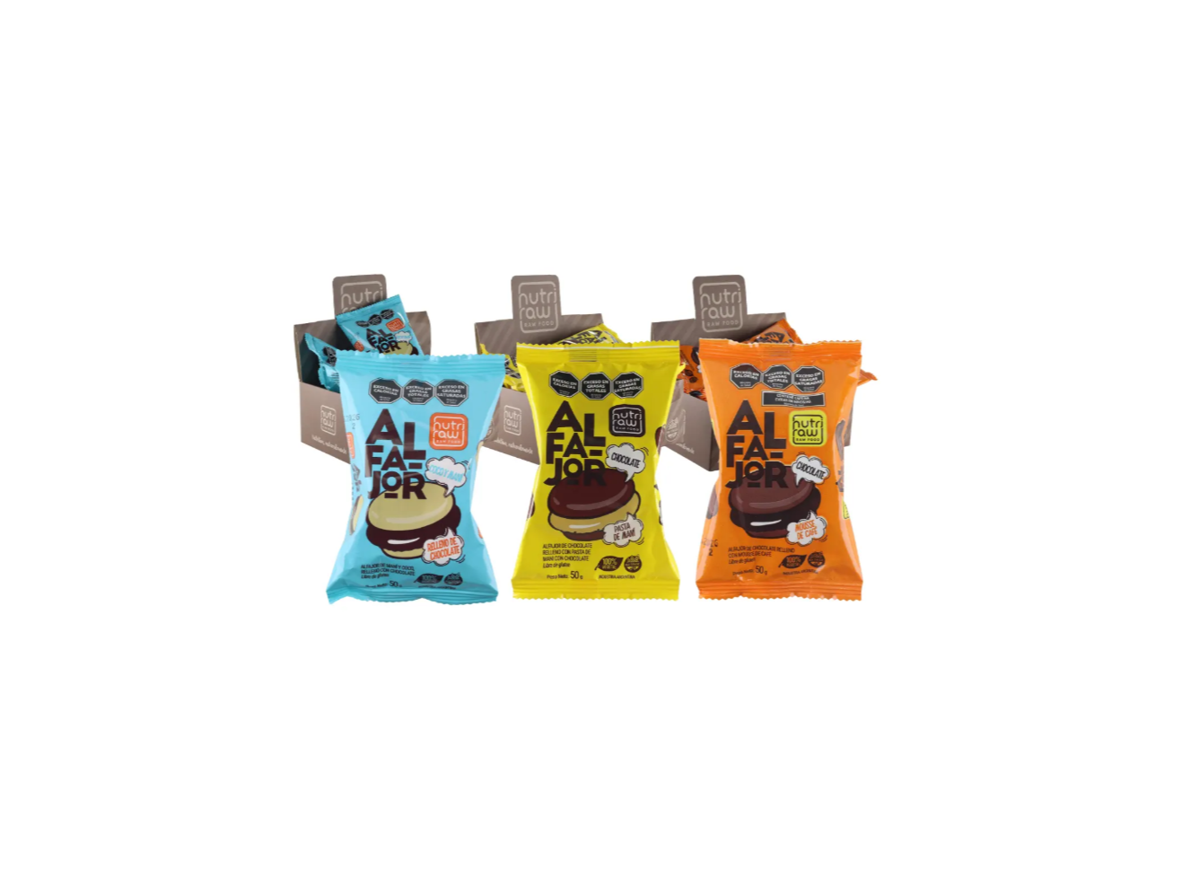 Alfajores Nutriraw Sin Tacc Variedad