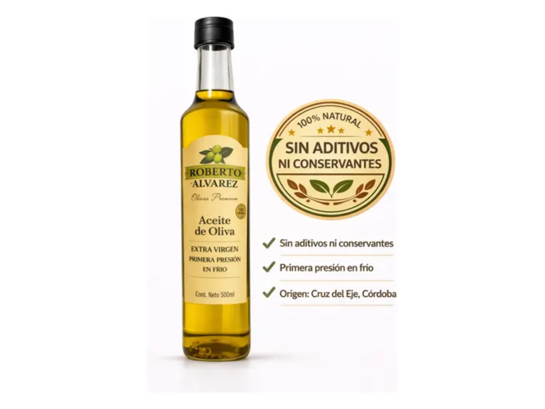 Aceite de Oliva Virgen Extra Roberto Alvarez de Vitalia Almacen Saludable