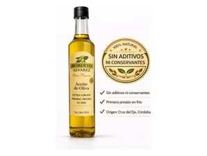 Aceite de Oliva Virgen Extra Roberto Alvarez de Vitalia Almacen Saludable