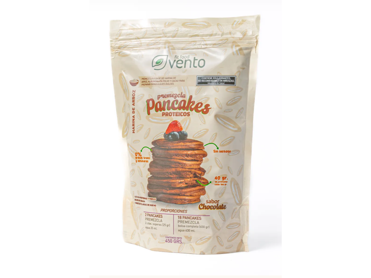 PREMEZCLAS ARROZ CHOCOLATE X420GR VENTOFIT