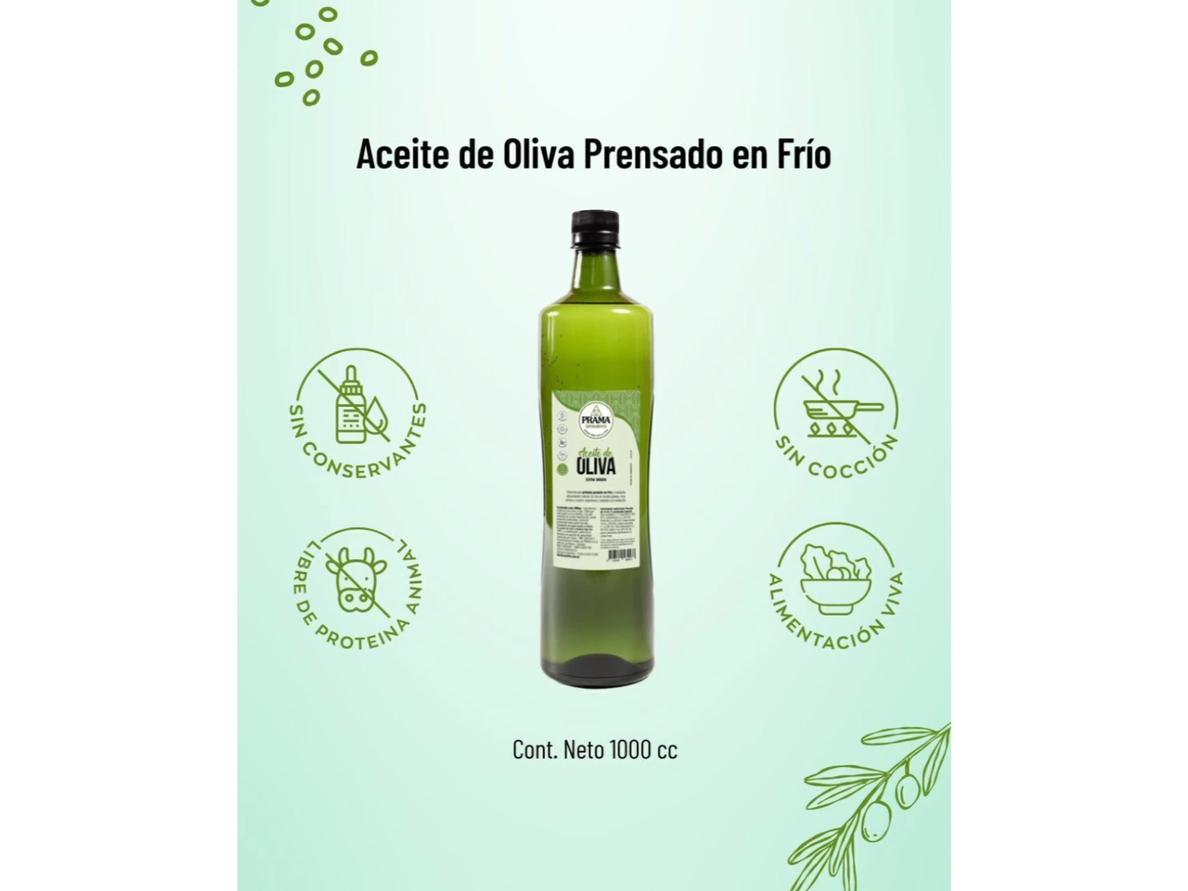 Aceite de Oliva Virgen Extra Prama 900ML