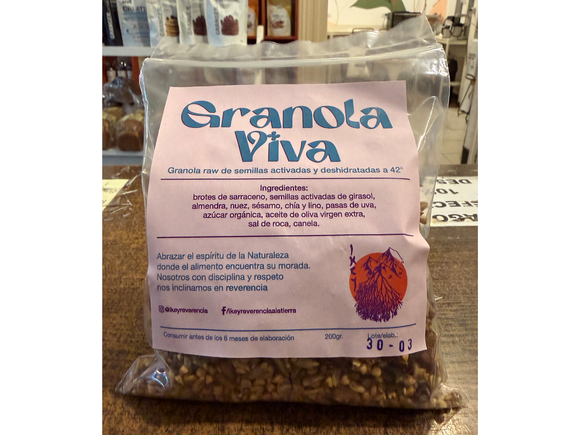Granola Raw x200GRS