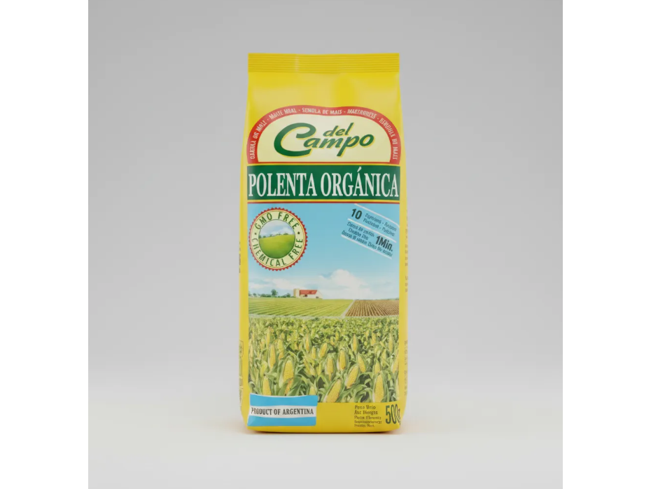 Polenta Orgánica Del Campo Libre de Gluten